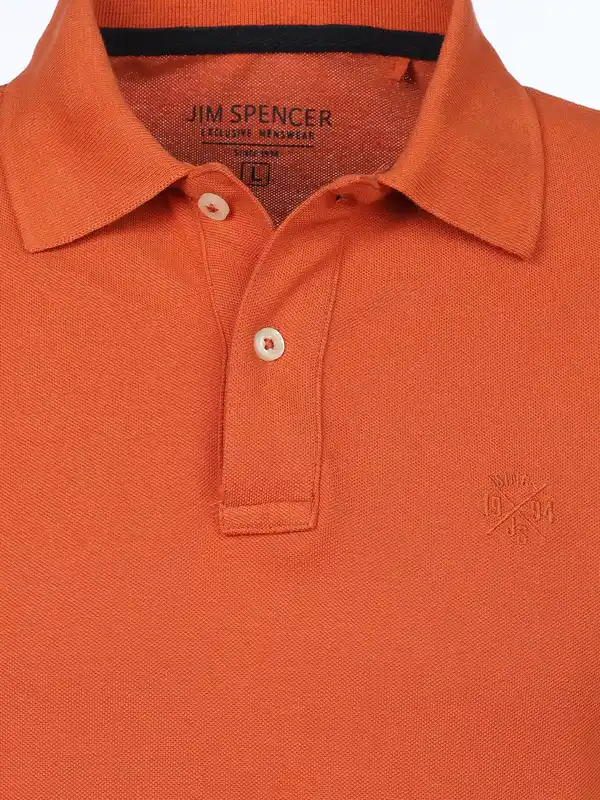 Bild 3 von Herren Poloshirt mit kurzem Arm Orange