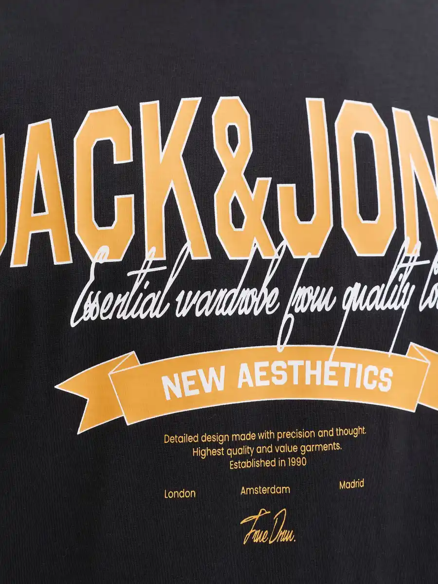 Bild 2 von Jack & Jones JJELOGO TEE SS O-NECK T-Shirt Schwarz