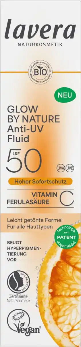 Bild 1 von lavera NATURKOSMETIK Fluid Glow by Nature Anti UV LSF 50, 40 ml