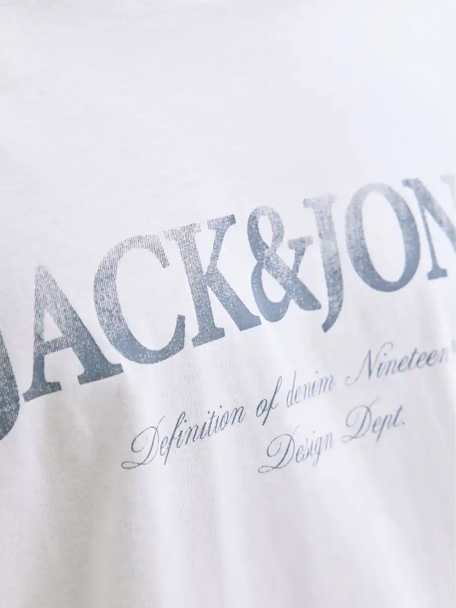 Bild 2 von Jack & Jones JJDEVIN T-Shirt Weiß