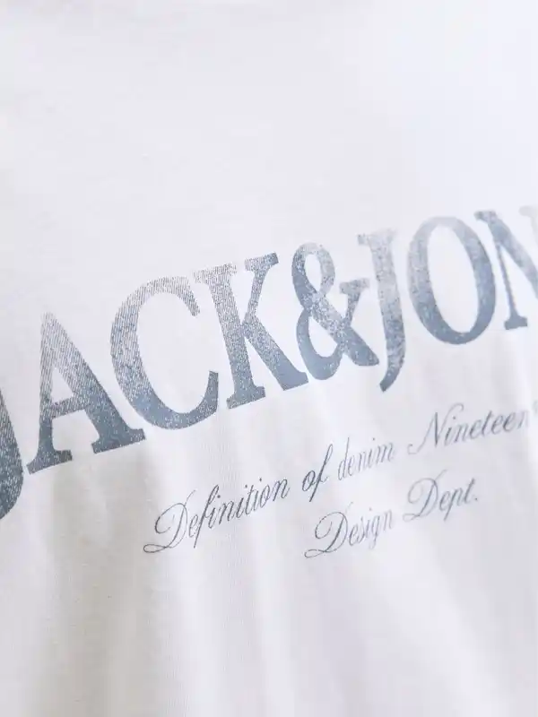 Bild 2 von Jack & Jones JJDEVIN T-Shirt Weiß