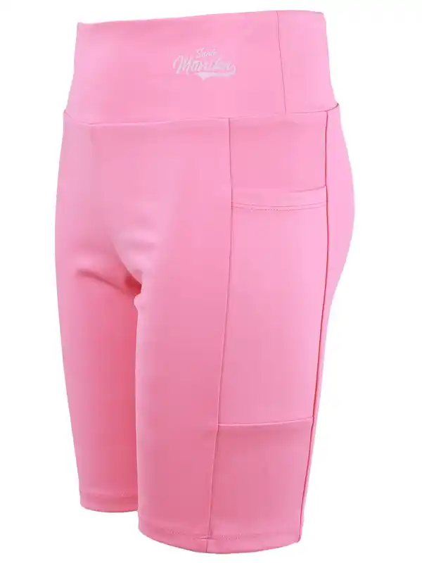 Bild 3 von Mädchen Sport Leggings in kurzer Form Pink