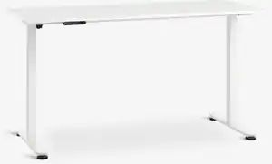 Höhenverstellbarer Schreibtisch SVANEKE 70x140 weiß