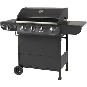 El Fuego Gasgrill 'Columbus' schwarz 107,5 x 130 x 58,5 cm