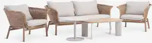 Lounge-Set KOEPING 4,5 Pers. natur
