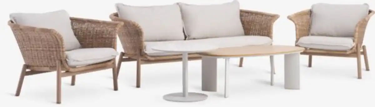 Bild 1 von Lounge-Set KOEPING 4,5 Pers. natur
