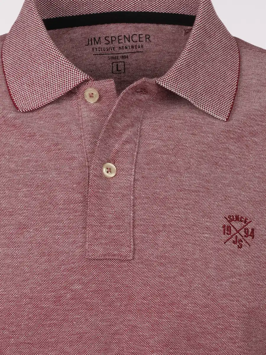 Bild 3 von Herren Poloshirt mit kurzem Arm Rot