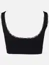 Bild 2 von Damen Bustier seamless mit Rippe und Spitze Schwarz