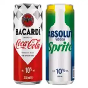 Bacardi & Coca-Cola oder Absolut & Sprite