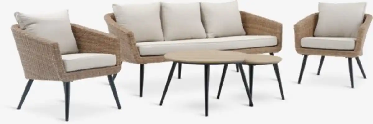 Bild 1 von Lounge-Set UDSTRUP 5Pers. natur