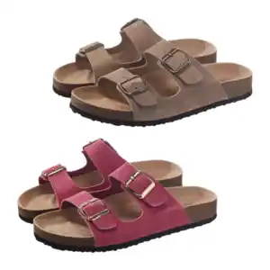 UP2FASHION Leder-Tieffußpantolette