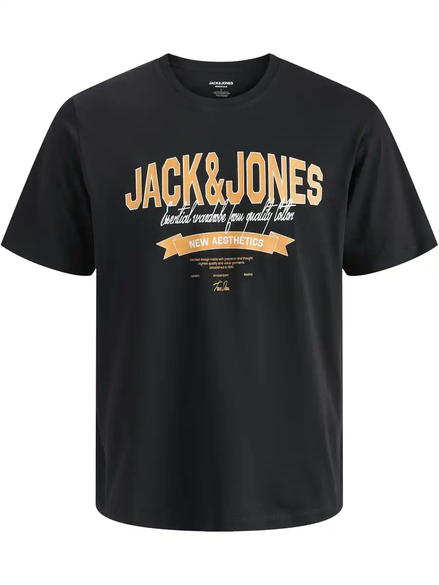 Bild 1 von Jack & Jones JJELOGO TEE SS O-NECK T-Shirt Schwarz