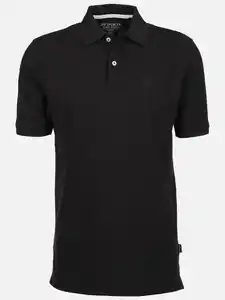 Herren Basic Poloshirt Schwarz