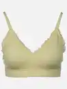 Bild 1 von Damen Soft BH seamless mit Ripp und Spitze Gelb