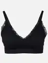 Bild 1 von Damen Soft BH seamless mit Ripp und Spitze Schwarz