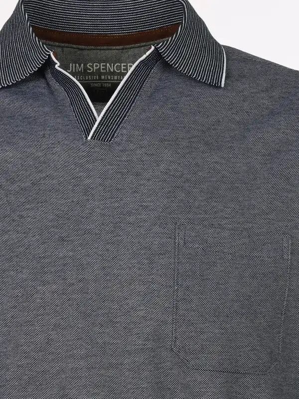 Bild 3 von Herren Poloshirt mit Brusttasche Blau