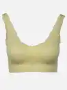 Bild 1 von Damen Bustier seamless mit Rippe und Spitze Gelb