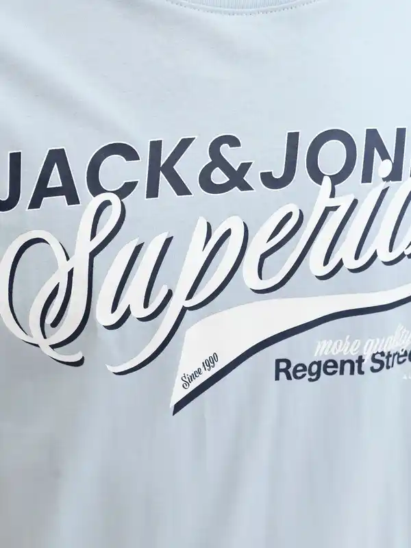 Bild 2 von Jack & Jones JJELOGO TEE SS O-NECK T-Shirt Blau