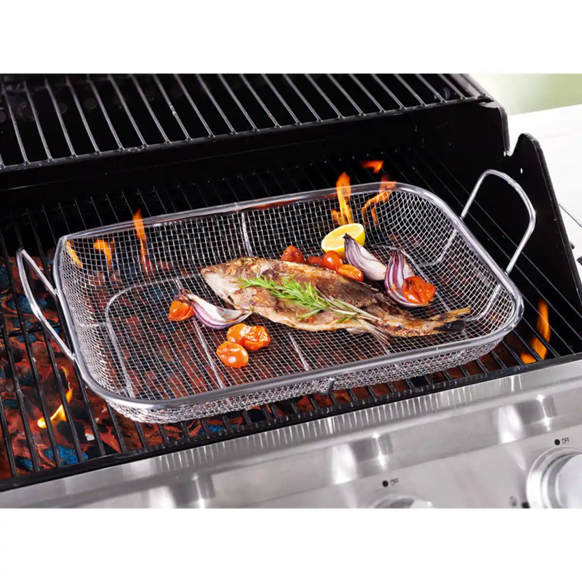 Bild 1 von Grill Gourmet Edelstahl-Grillkorb