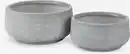 Bild 1 von Pflanzkübel TERASSE Ø44/36 grau 2Stk/Set