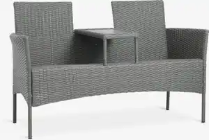 Gartenbank FASTERHOLT B138xT61 grau