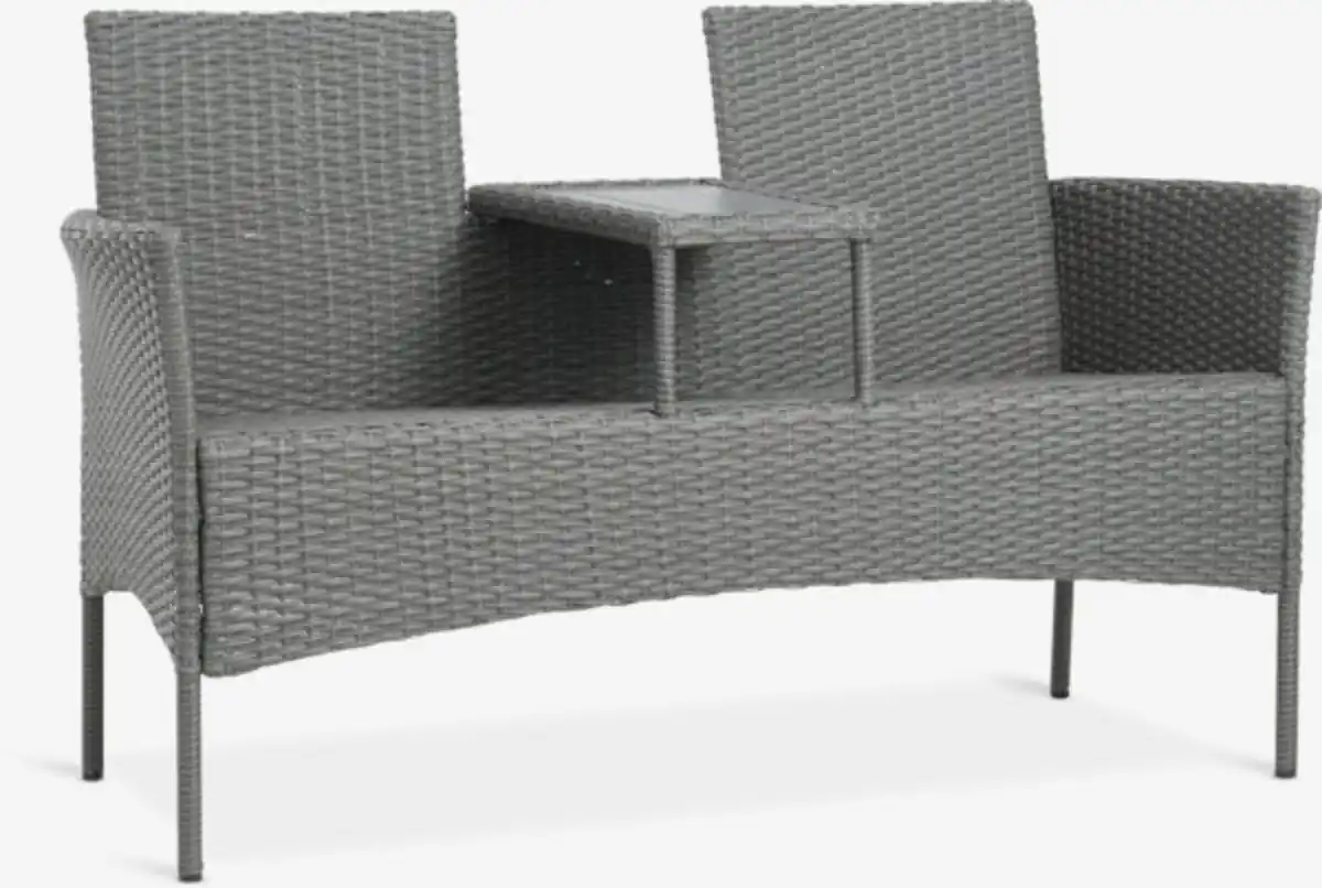 Bild 1 von Gartenbank FASTERHOLT B138xT61 grau