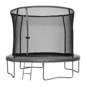 Sportspower Trampolin mit Sicherheitsnetz und Leiter anthrazit Ø 366 cm