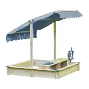 TOYLINO Sandkasten mit Dach