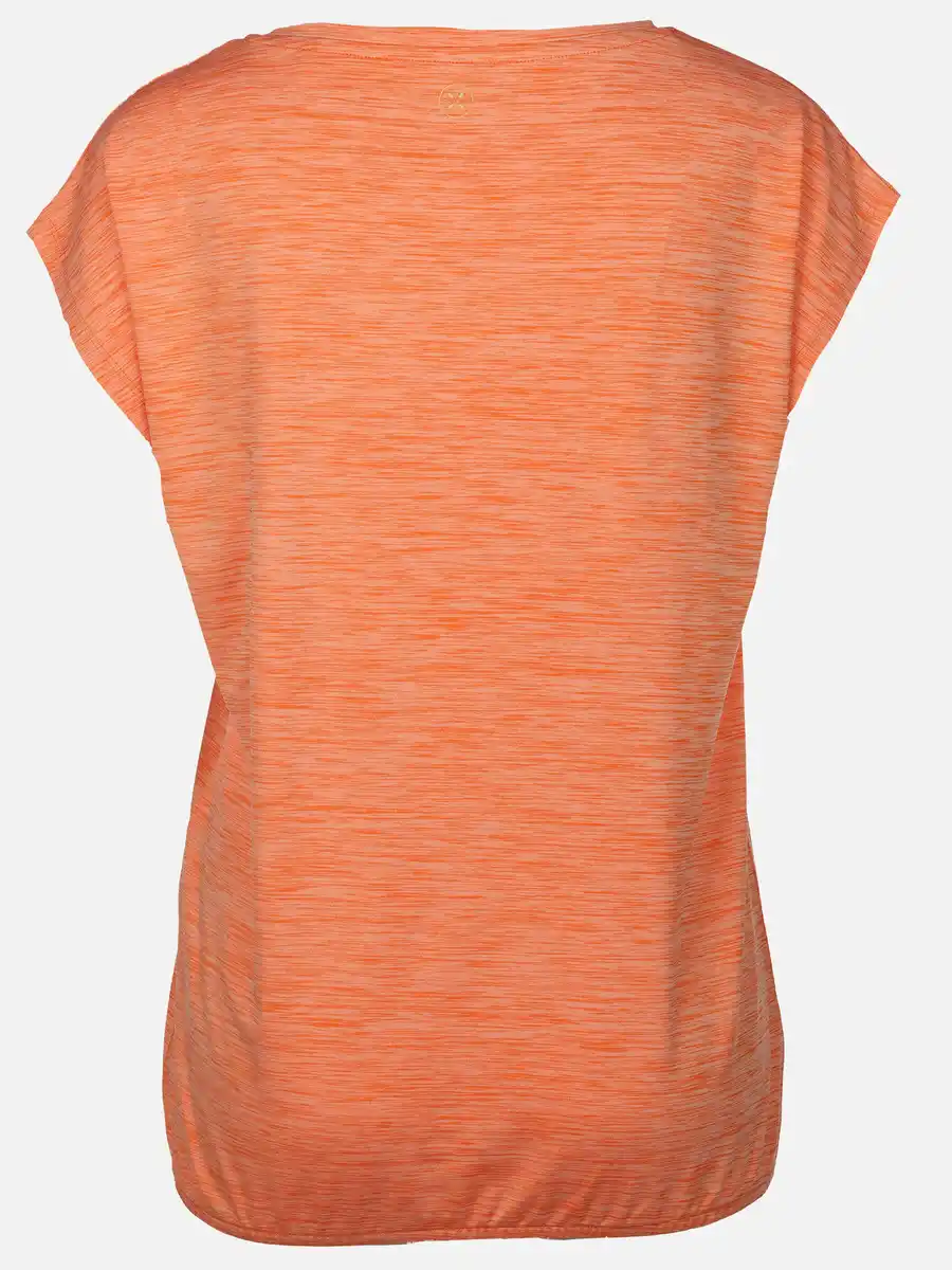 Bild 2 von Damen Sport Shirt mit Gummizug am Saum Orange