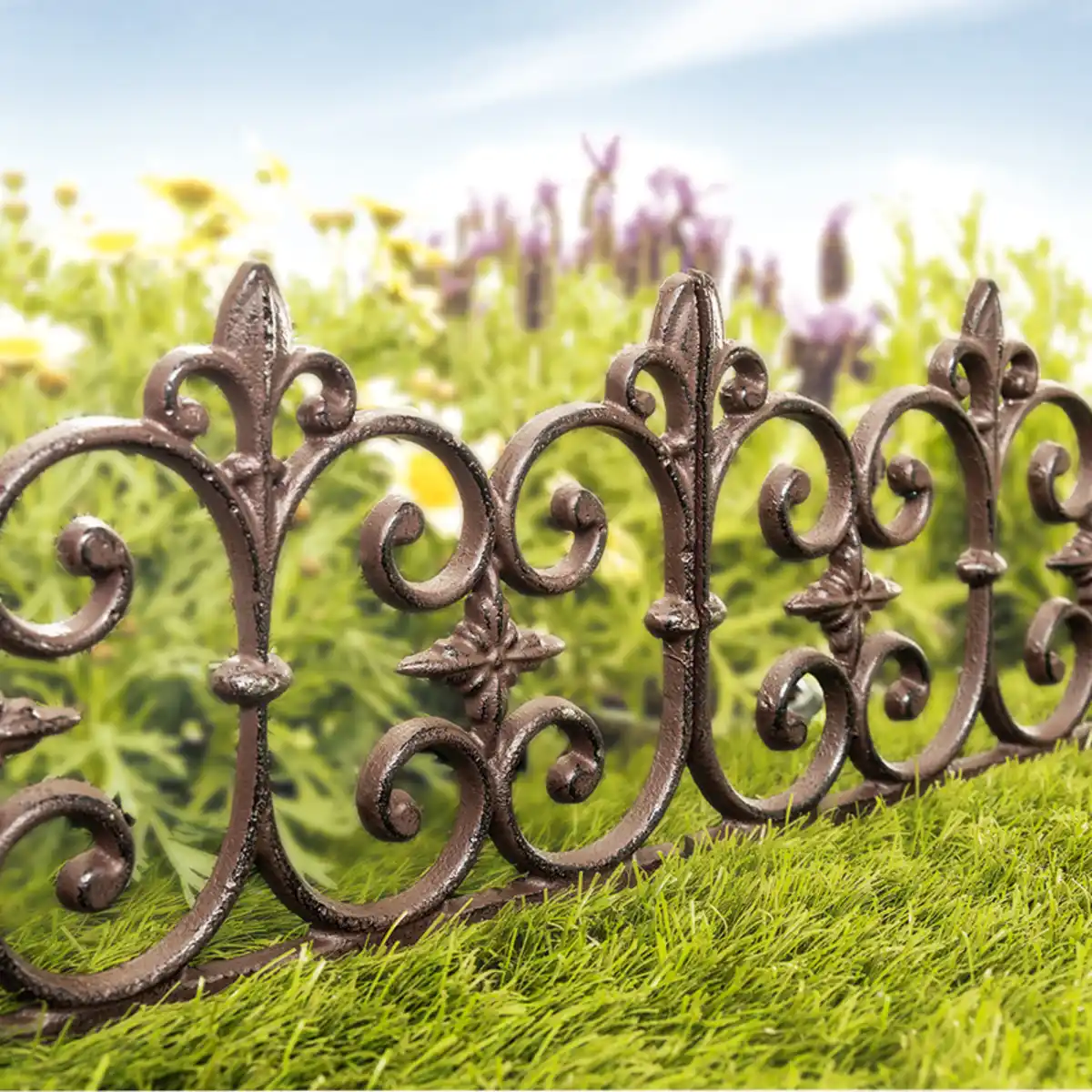 Bild 1 von Powertec Garden Antik-Blumen-Umrandung 4er-Set