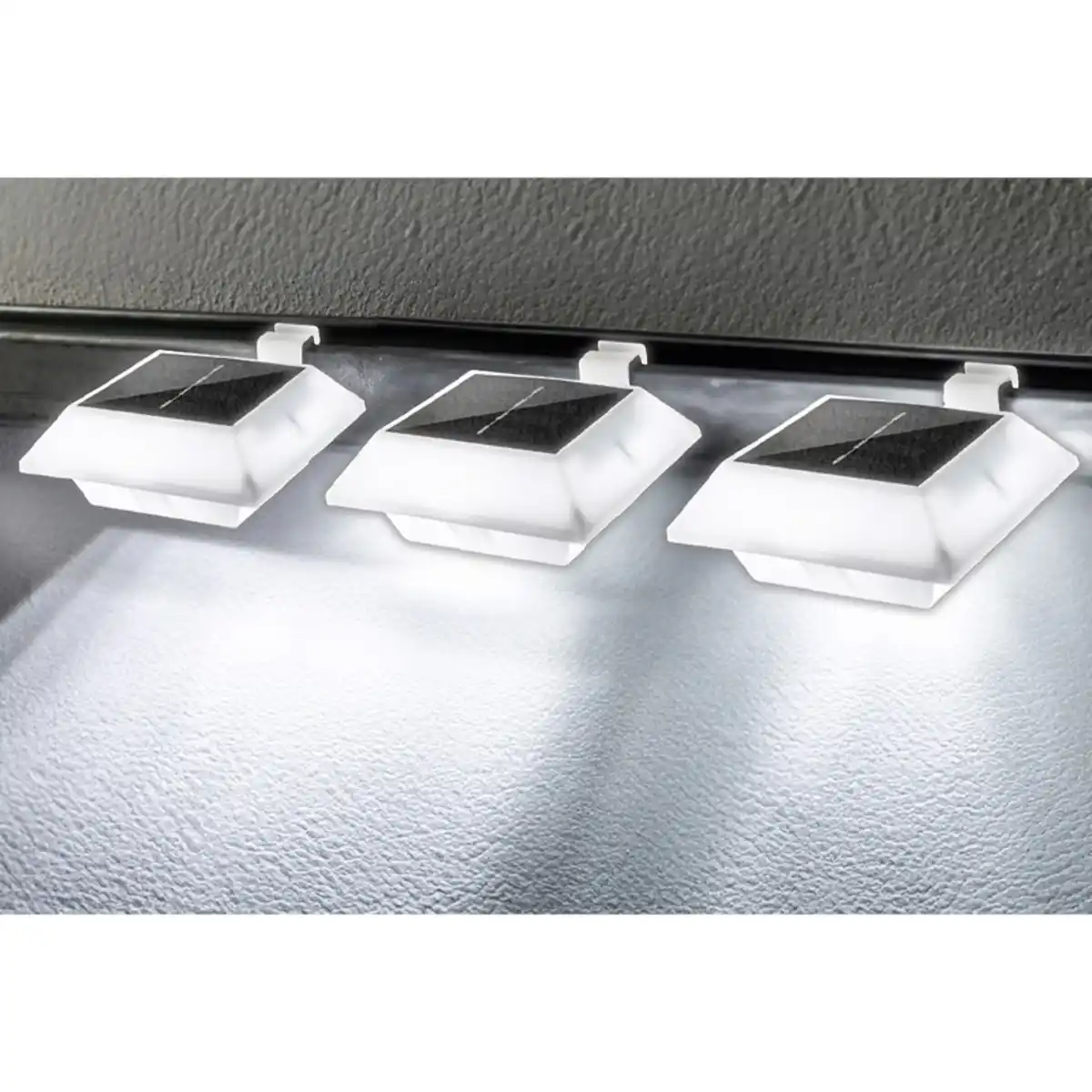 Bild 1 von I-Glow LED-Solar-Dachrinnenlicht 3er-Set
