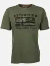 Bild 1 von Herren Shirt mit Frontprint Oliv
