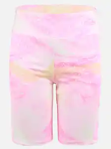 Mädchen Sport Leggings in kurzer Form Rosa