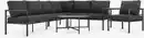Bild 1 von Lounge-Set TAERNABY 7 Pers. schwarz