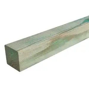 Vierkantpfosten grün 7 x 7 x 120 cm