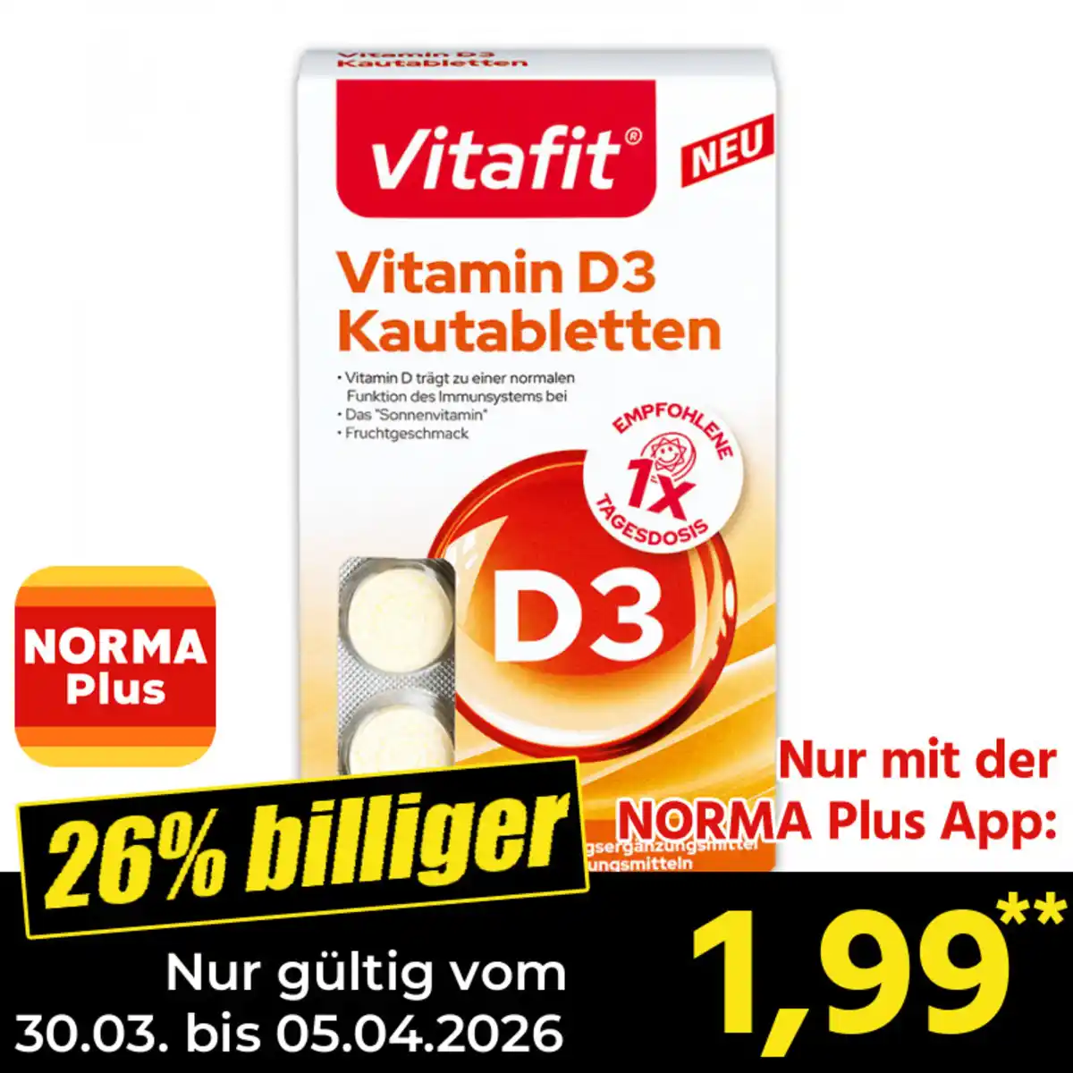 Bild 1 von Vitafit Vitamintabletten
