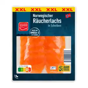 GOLDEN SEAFOOD Räucherlachs XXL