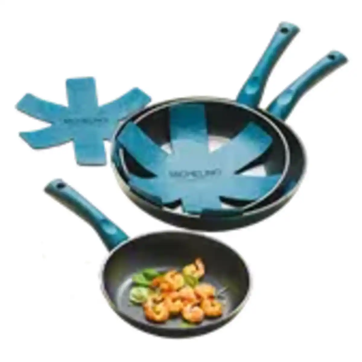 Bild 1 von MICHELINO 3er–Set Petrol Pfannen