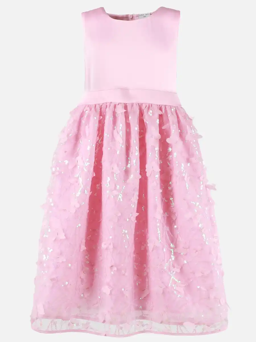 Bild 1 von Mädchen Tüllkleid mit Schmetterlingen Rosa