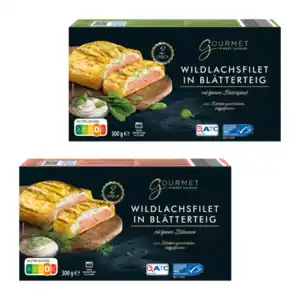 GOURMET FINEST CUISINE Wildlachsfilet in Blätterteig