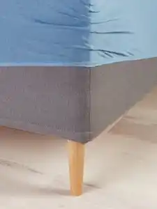 Jersey-Spannbettlaken JENNY 180x200x35cm blau