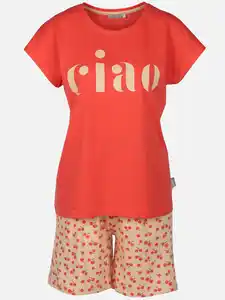 Damen Shorty Pyjama Rosa