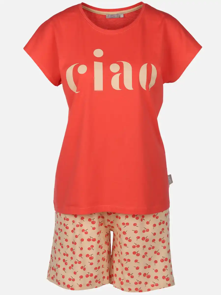 Bild 1 von Damen Shorty Pyjama Rosa