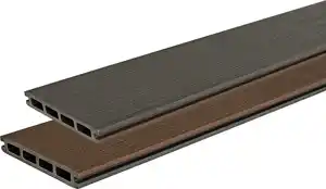 elephant Terrassendiele WPC 300 x 14 x 2,5 cm BiColor braun / grau