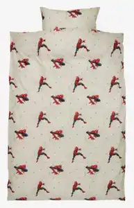 Bettwäsche SPIDERMAN 135x200 weiß