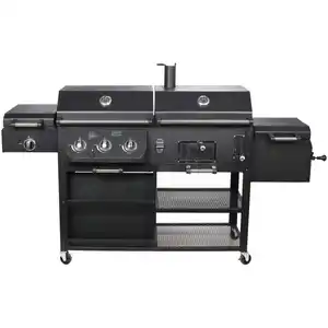 El Fuego Kombigrill 4-in1 'Arizona' schwarz 203 x 127 x 60 cm