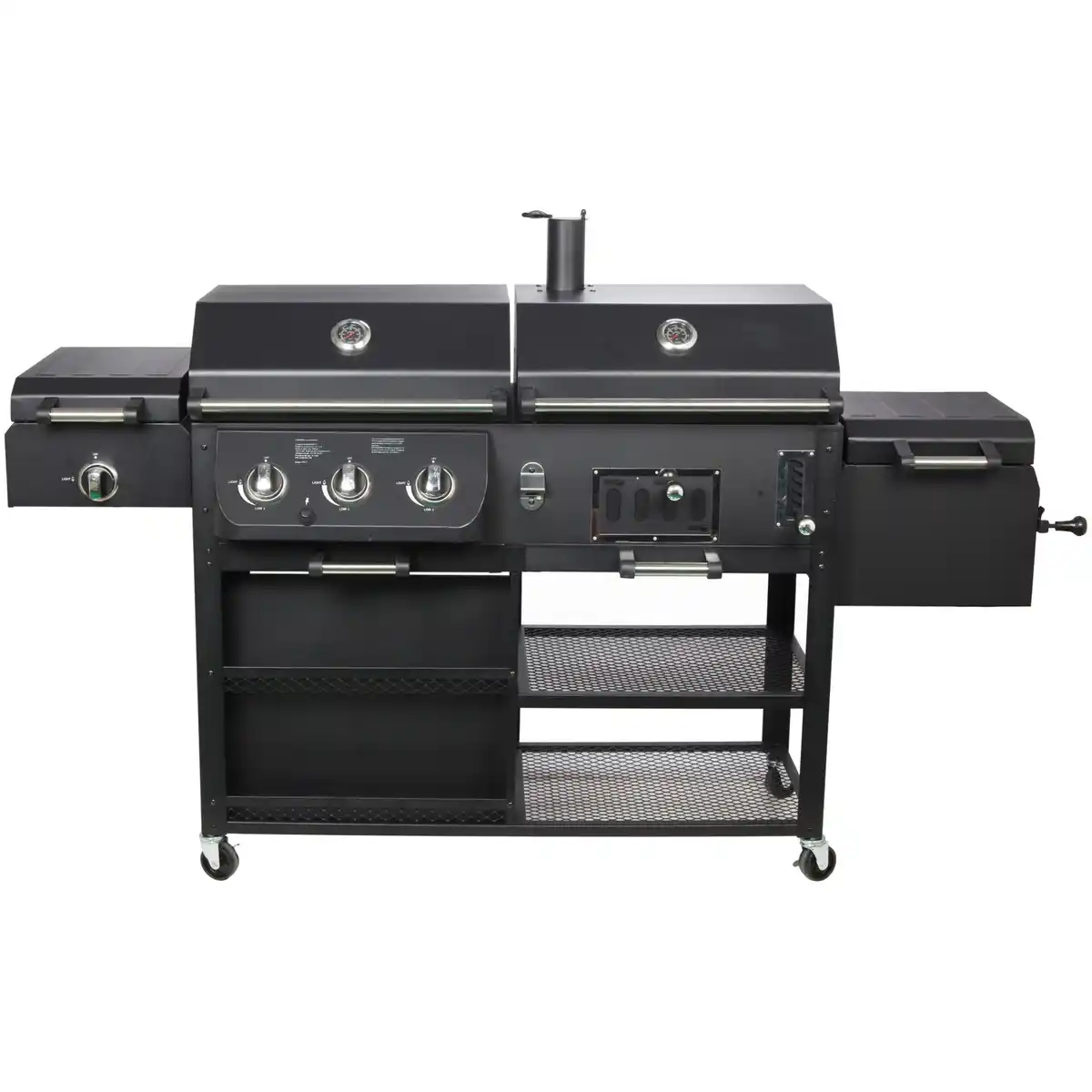 Bild 1 von El Fuego Kombigrill 4-in1 'Arizona' schwarz 203 x 127 x 60 cm