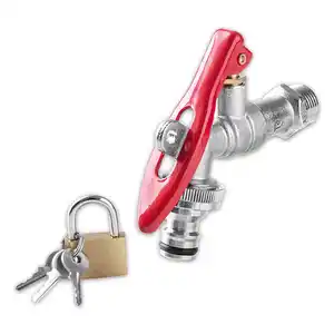 Powertec Garden Abschließbarer Kugelauslaufhahn 1/2"