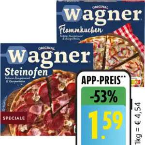 Original Wagner Steinofen Pizza, Pizzies oder Flammkuchen