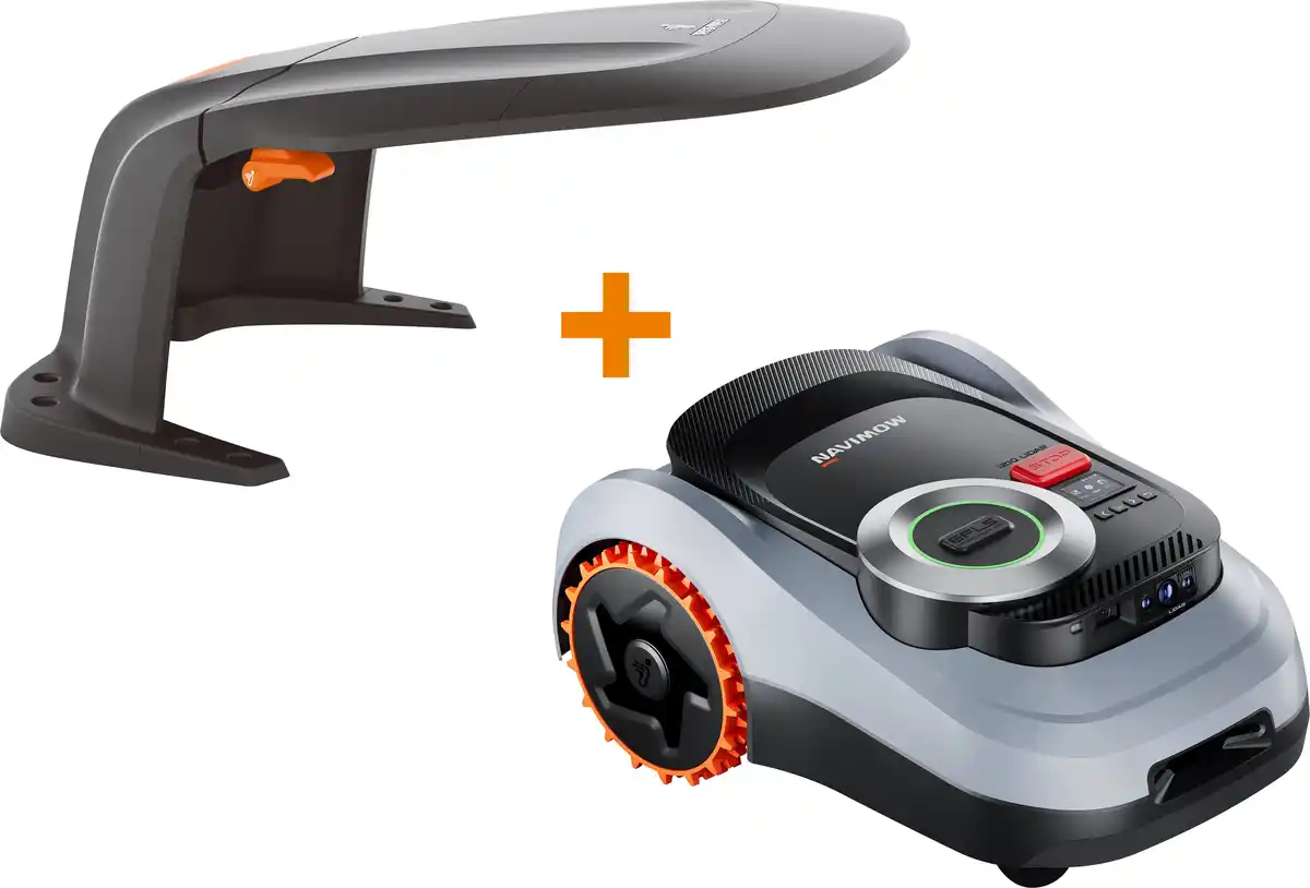 Bild 1 von Segway Mähroboter Navimow i210E Lidar 21,6 V 22 cm Schnittbreite 1000 m² inkl. Garage